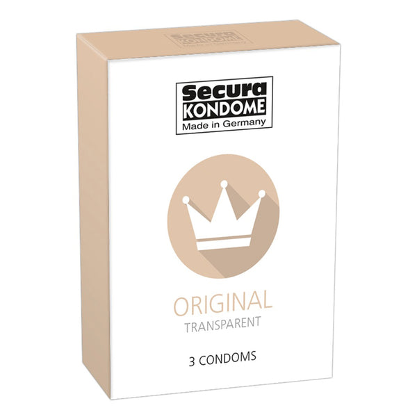 Secura Kondome Original Transparent x3 Condoms - Kinky Betty's - 