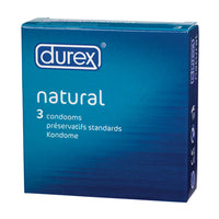 Natural x 3 Condoms - Kinky Betty's - 