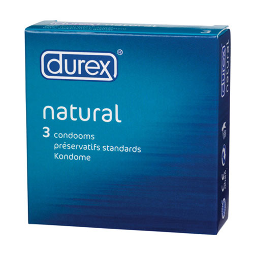 Natural x 3 Condoms - Kinky Betty's - 