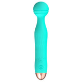 Cuties Silk Touch Rechargeable Mini Vibrator Green - Kinky Betty's - 