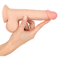 Nature Skin Dildo With Movable Skin 19cm