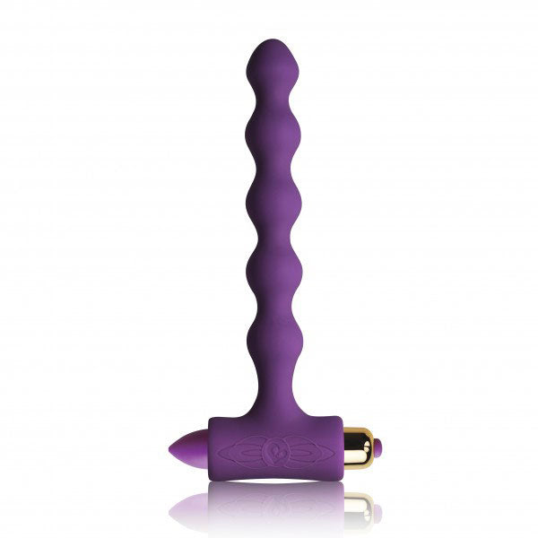 Rocks Off Pearls Petite Sensations Purple Butt Plug - Kinky Betty's - 