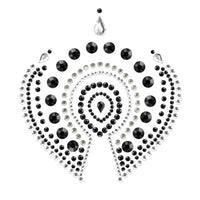 Bijoux Indiscrets Flamboyant Rhinestone Jewellery Black Silver