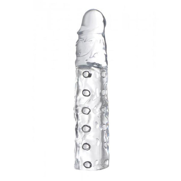 Size Matters 3 Inch Clear Penis Enhancer Sleeve - Kinky Betty's - 