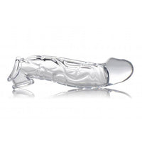 Size Matters 2 Inch Clear Penis Extender Sleeve - Kinky Betty's - 