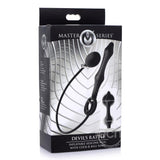 Master Series Devils Rattle Inflatable Anal Plug With Cock Ring - Kinky Betty's - 