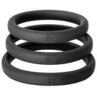 Perfect Fit XactFit Cockring - set of three in sizes 20, 21, 22