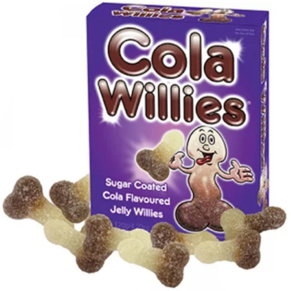 Sugar Coated Cola Flavoured Jelly Willies - Kinky Betty's - 
