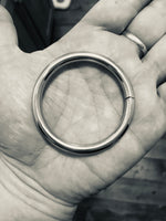 Large Silver Cock Ring 