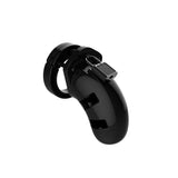 Man Cage 01 Male 3.5 Inch Black Chastity Cage - Kinky Betty's - 