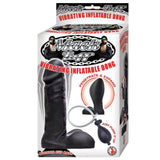Mack Tuff Vibrating Inflatable Silicone Dong Black 7.5 Inch - Kinky Betty's