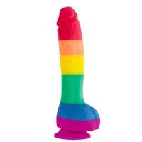 Colours Pride Edition 8 Inch Realistic Silicone Dildo With Balls - Kinky Betty's - 