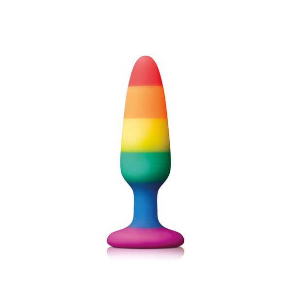 Pride Pleasure Plug Rainbow Small - Kinky Betty's - 