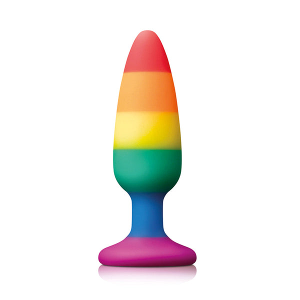 Pride Pleasure Plug Rainbow Medium - Kinky Betty's - 