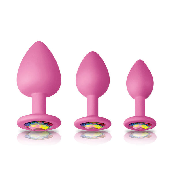 Glams Pink Spades Anal Trainer Kit - Kinky Betty's - 