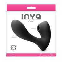 Inya Sonnet Rechargeable Vibrator With Clitoral Stimulation - Kinky Betty's - 