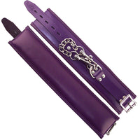 Rouge Garments Ankle Cuffs Padded Purple - Kinky Betty's - 