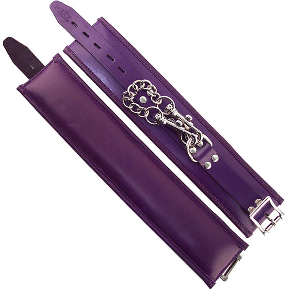 Rouge Garments Wrist Cuffs Padded Purple - Kinky Betty's - 
