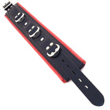 Rouge Garments Black And Red Padded Collar - Kinky Betty's - 