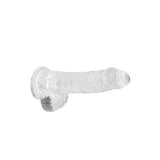 RealRock 6 Inch Transparent Realistic Crystal Clear Dildo - Kinky Betty's - 