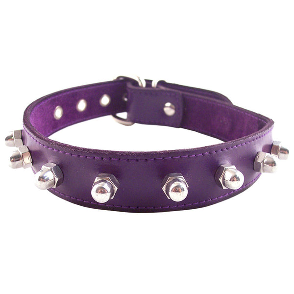 Rouge Garments Purple Nut Collar - Kinky Betty's - 