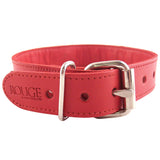 Rouge Garments Red Studded ORing Studded Collar - Kinky Betty's - 