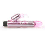 Waves Of Pleasure Crystal Pink Rabbit Vibrator - Kinky Betty's - 