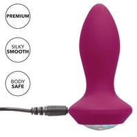 Power Gem Butt Plug Vibrating Crystal Probe PETITE - Kinky Betty's - 