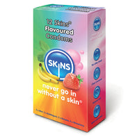 Skins Flavoured Condoms 12 Pack - Kinky Betty's - 