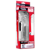 Size Matters Clear Vibrating Penis Sleeve - Kinky Betty's - 