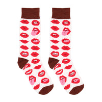 Lip Love Sexy Socks Size 36 to 41 - Kinky Betty's - 