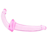 Double Fun Pink Strapless Strap On Dildo - Kinky Betty's - 