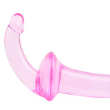 Double Fun Pink Strapless Strap On Dildo - Kinky Betty's - 