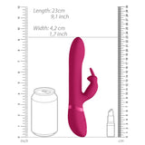 Vive Amoris Pink Rabbit Vibrator With Stimulating Beads - Kinky Betty's - 