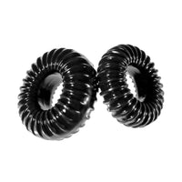 Perfect Fit XPlay Gear Slim Ribbed Cock Rings 2 Pack - Kinky Betty's - 