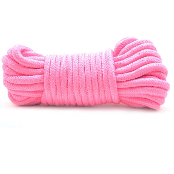 10 Metres Cotton Bondage Rope Pink - Kinky Betty's - 
