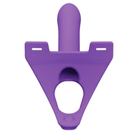 Zoro Silicone Strap on System With Waistbands Purple 5.5 Inch - Kinky Betty's - 