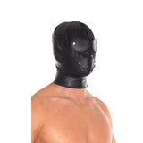Leather Full Face Mask With Detachable Blinkers - Kinky Betty's - 