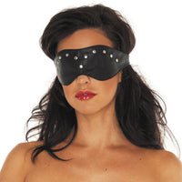 Leather Blindfold Mask - Kinky Betty's - 